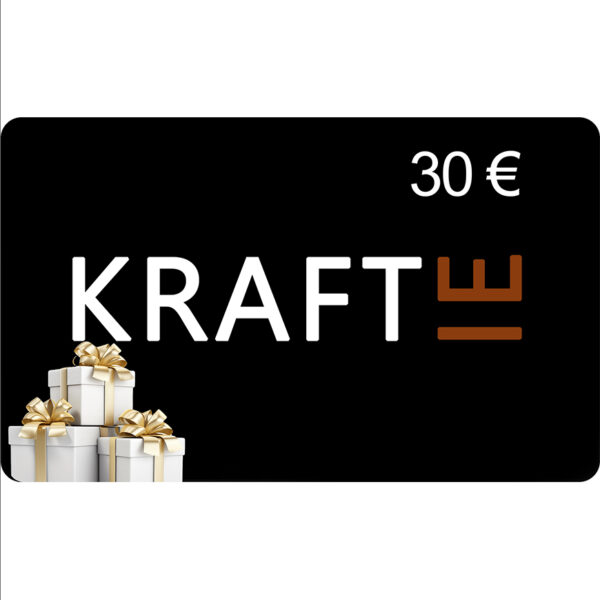 Carte cadeau digitale de 30€ à offrir pour choisir une création artisanale française parmi bijoux, décoration et objets faits main