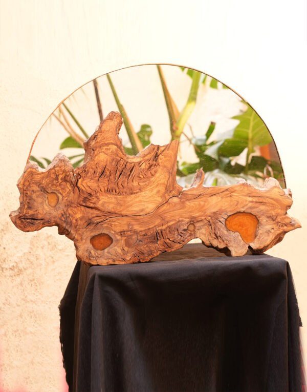 Miroir Olivier avec résine